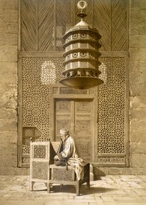 An Imam reading the Koran in the Mosque of the Sultan, Morocco, 1817